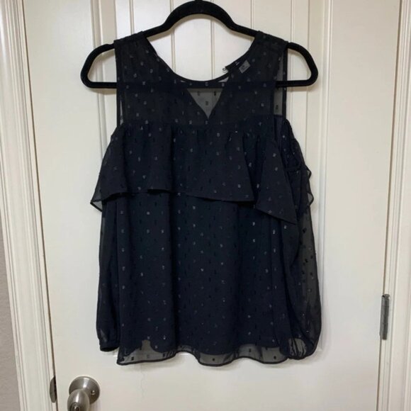 Old Navy Cold-Shoulder Blouse - Picture 2 of 7